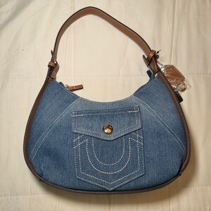 NWT True Religion Denim Hobo Purse Bag